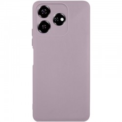 Чохол TPU GETMAN Liquid Silk Full Camera для ZTE Nubia V60  Сірий / Lavender - 00000077933_19
