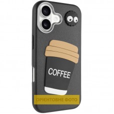 Чохол TPU Leather Toys для Apple iPhone 17 Air (6.5")  Coffee / Black - 00000082731_2