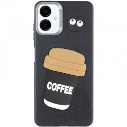 Чохол TPU Leather Toys для Samsung Galaxy A07  Coffee / Black - 00000082737_3