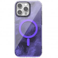 Чохол TPU Shiny Mountain (MagFit) для Apple iPhone 12 Pro / 12 (6.1")  Purple - 00000077633_6