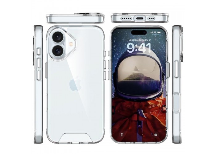 Чохол TPU Space Case transparent для Apple iPhone 17 (6.3