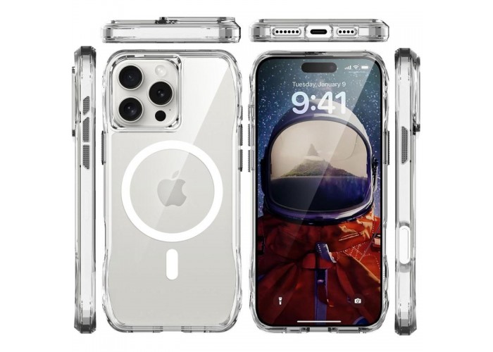 Чохол TPU Space Octagon with MagSafe для Apple iPhone 16 Pro Max (6.9