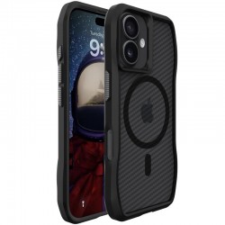 Чохол TPU Space Octagon with MagSafe для Apple iPhone 17 (6.3")  Carbon Black - 00000082481_1
