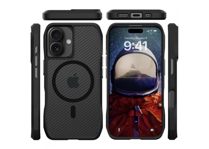 Чохол TPU Space Octagon with MagSafe для Apple iPhone 17 (6.3