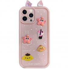 Чохол TPU Toys Case with Ears для Apple iPhone 14 Pro (6.1")  Light Pink - 00000078439_3