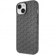 Чохол TPU Weaving для Apple iPhone 15 (6.1")  Black - 00000074857_1