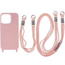 Чохол TPU two straps California для Apple iPhone 13 Pro Max (6.7")  Рожевий / Pink Sand - 00000055800_15
