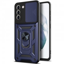 Чохол Ummi Camshield Serge Ring для Samsung Galaxy S21  Синій / Navy - 00000080740_6