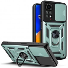 Чохол Ummi Camshield Serge Ring для Xiaomi Redmi Note 11 (Global) / Note 11S  Зелений - 00000080730_2