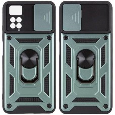 Чохол Ummi Camshield Serge Ring для Xiaomi Redmi Note 11 Pro 4G/5G/Note 11E Pro/ 12 Pro 4G  Зелений - 00000080731_2