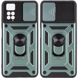 Чохол Ummi Camshield Serge Ring для Xiaomi Redmi Note 11 Pro 4G/5G/Note 11E Pro/ 12 Pro 4G  Зелений - 00000080731_2