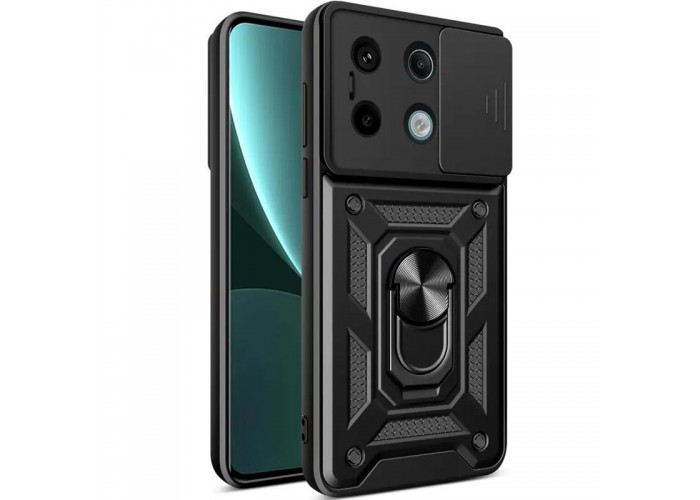 Чохол Ummi Camshield Serge Ring для Xiaomi Redmi Note 13 Pro 4G / 14s / Poco M6 Pro 4G