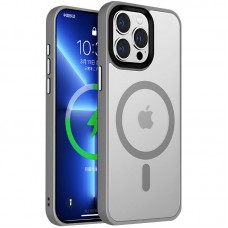 Чохол Ummi Colorful with MagSafe для Apple iPhone 15 Pro Max (6.7")  Сірий / Grey - 00000082698_9