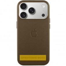 Чохол шкіряний Leather Case (AA) with MagSafe and Animation для Apple iPhone 17 Air (6.5")  Coffee - 00000084664_3