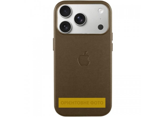 Чохол шкіряний Leather Case (AA) with MagSafe and Animation для Apple iPhone 17 Air (6.5