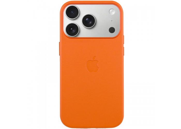 Чохол шкіряний Leather Case (AA) with MagSafe and Animation для Apple iPhone 17 Pro Max (6.9