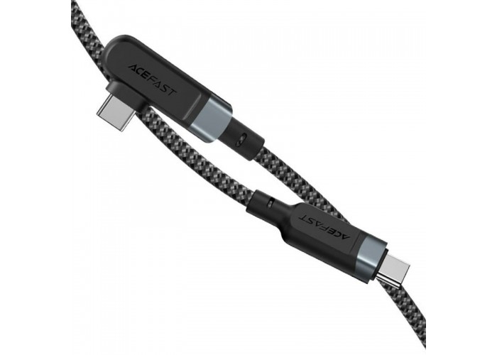 Дата кабель Acefast C5-03 USB-C to USB-C 100W right angled aluminum alloy (2m)