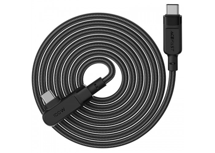 Дата кабель Acefast C5-03 USB-C to USB-C 100W right angled aluminum alloy (2m)