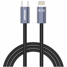 Дата кабель Amaya 62CL Type-C to Lightning 27W (2m)  Gray - 00000087821_1