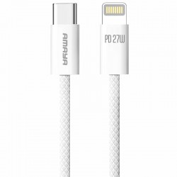 Дата кабель Amaya 64CL Type-C to Lightning 27W (1m)  White - 00000087822_1