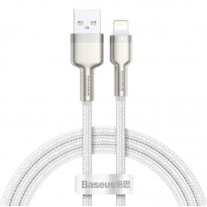 Дата кабель Baseus Cafule Series Metal USB to Lightning 2.4A (1m) (CALJK-A0)  White - 00000074776_2