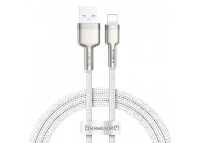 Дата кабель Baseus Cafule Series Metal USB to Lightning 2.4A (1m) (CALJK-A0)