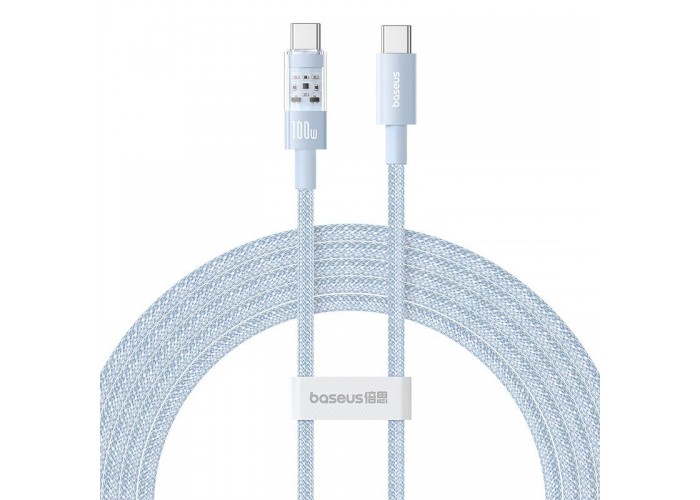 Дата кабель Baseus Gem Fast Charging Type-C to Type-C 100W (1m) (P10373000111)