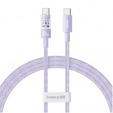 Дата кабель Baseus Gem Fast Charging Type-C to Type-C 100W (1m) (P10373000111)  Nebula Purple - 00000079474_4