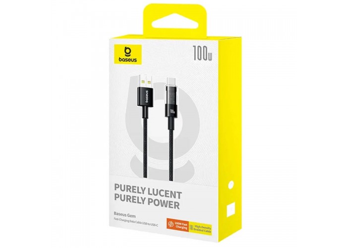 Дата кабель Baseus Gem Fast Charging USB to Type-C 100W (1m) (P10373002211)
