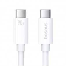 Дата кабель Baseus Superior 2 USB4 Full-Function Type-C to Type-C 240W (1.8m) (P10365200211-05)  Moon White - 00000074778_1