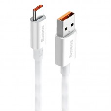 Дата кабель Baseus Superior Series Fast Charging USB to Type-C 100W (0.25m) (P10320102)  Moon White - 00000087443_2