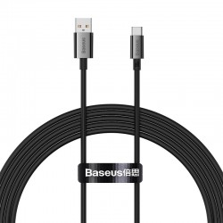 Дата кабель Baseus Superior Series Fast Charging USB to Type-C 100W (1m) (P10320102)  Moon White - 00000076496_2