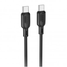 Дата кабель Borofone BX113 Lenny Type-C to Type-C 60W (1m)  Black - 00000086391_1