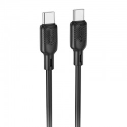 Дата кабель Borofone BX113 Lenny Type-C to Type-C 60W (1m)  Black - 00000086391_1
