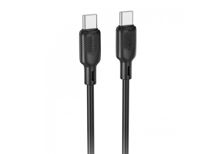 Дата кабель Borofone BX113 Lenny Type-C to Type-C 60W (1m)