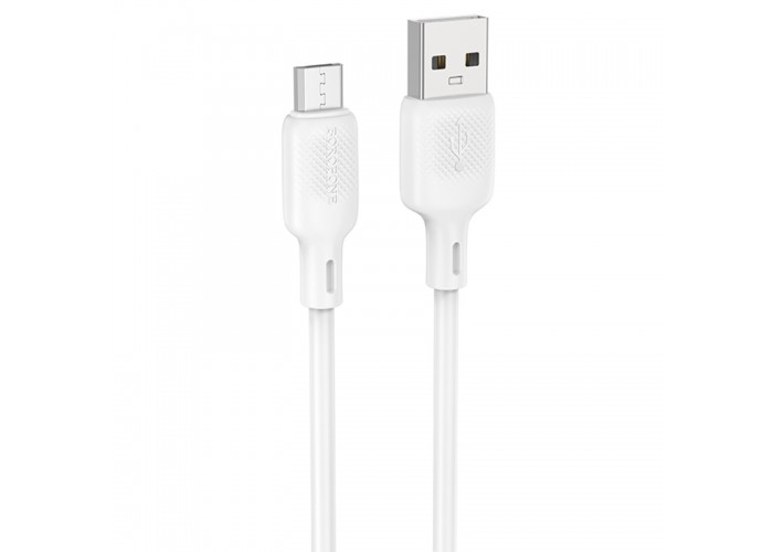 Дата кабель Borofone BX113 Lenny USB to MicroUSB 2.4A (1m)
