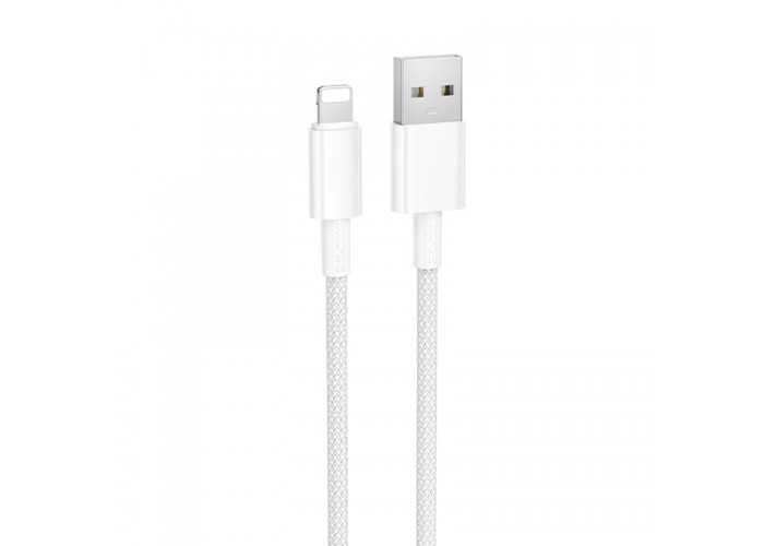 Дата кабель Borofone BX117 Source USB to Lightning 2.4A (1m)