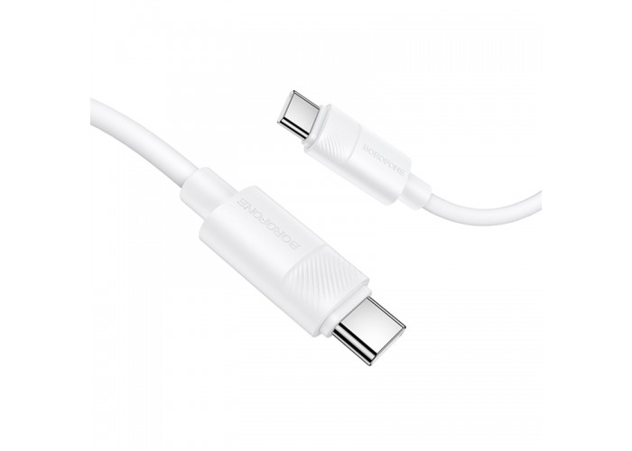 Дата кабель Borofone BX123 Leya Type-C to Type-C 60W (1m)