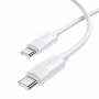 Дата кабель Borofone BX123 Leya Type-C to Type-C 60W (1m)