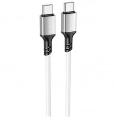 Дата кабель Borofone BX83 Famous PD60W Type-C to Type-C (1m)  White - 00000064430_2