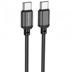 Дата кабель Borofone BX87 Type-C to Type-C 60W (1m)  Black - 00000087717_1