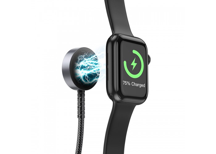 Дата кабель Hoco CW54 2in1 Type-C to iWatch/Lightning 2.5W (1.2m)