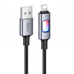 Дата кабель Hoco U144 New USB to Lightning 2.4A (1.2m)  Black - 00000081804_1