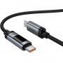 Дата кабель Hoco U148 Lord with display Type-C to Type-C 100W (1.2m)