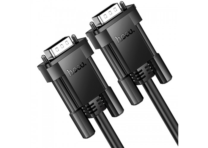 Дата кабель Hoco US11 VGA male to VGA male HD (1m)