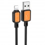 Дата кабель Hoco X108 Benefit USB to Lightning 2.4A (1m)