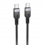Дата кабель Hoco X109 Energy silicone Type-C to Type-C 60W (1m)