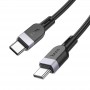 Дата кабель Hoco X109 Energy silicone Type-C to Type-C 60W (1m)