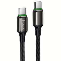 Дата кабель Hoco X127 Exceed Type-C to Type-C 60W (1m)  Black - 00000085006_1