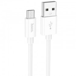Дата кабель Hoco X87 Magic silicone USB to MicroUSB (1m)  White - 00000081775_1